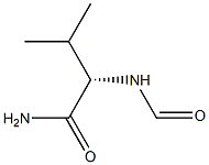 formylvaline amide Struktur