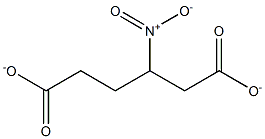 3-nitroadipate Struktur