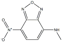 N-methyl-4-amino-7-nitrobenzofurazan Struktur