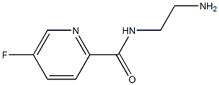 N-(2-aminoethyl)-5-fluoro-2-pyridinecarboxamide Struktur