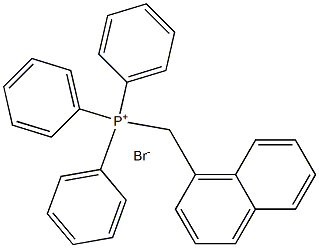 1-triphenylphosphoniomethylnaphthalene bromide Struktur