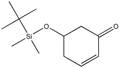 5-(tert-butyldimethylsilyloxy)-2-cyclohexenone Struktur