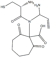 aminoadipoyl-cysteinyl-allylglycine Structure