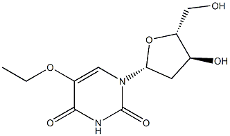 5-ethoxy-2'-deoxyuridine Struktur