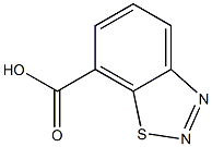 benzo(1,2,3)-thiadiazole-7-carboxylic acid Struktur