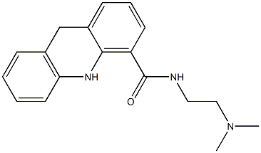 N-(2-(dimethylamino)ethyl)-9,10-dihydroacridine-4-carboxamide Struktur