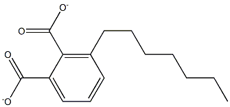 MONO-HEPTYLPHTHALATE Struktur