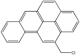 BENZO(A)PYRENE,12-CHLOROMETHYL- Struktur