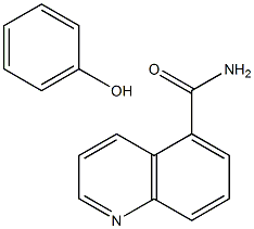 3-PHENOLQUINOLINE-5-CARBOXAMIDE Struktur