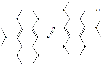 3HYDROXYMETHYL4NNDIMETHYLAMINOAZOBENZENE Struktur