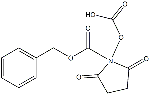 N-BENZYLOXYCARBONYL-SUCCINIMIDYLCARBONATE Struktur