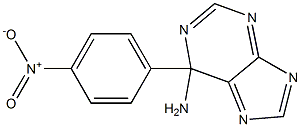 6-(PARA-NITROPHENYL)ADENINE Struktur