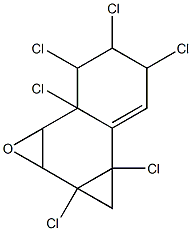 HEXACHLORO-EPOXY-OCTAHYDRO-METHANONAPHTHALENE Struktur