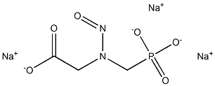 N-NITROSO-N-(PHOSPHONOMETHYL)-GLYCINE,SODIUMSALT Struktur