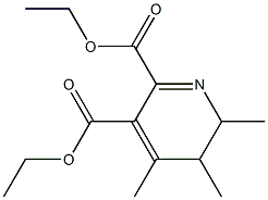 DIETHOXYCARBONYLDIHYDROTRIMETHYLPYRIDINE Struktur