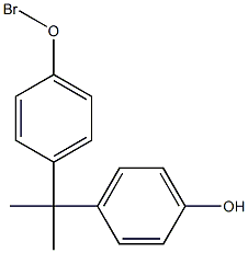 MONOBROMOBISPHENOLA Struktur