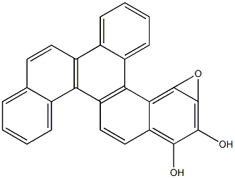 ANTI-DIBENZO(C,P)CHRYSENE-1,2-DIOL-3,4-EPOXIDE Struktur