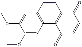 6,7-DIMETHOXY-1,4-PHENANTHRENEQUINONE Struktur