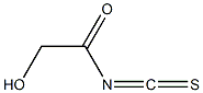 HYDROXYACETOYLISOTHIOCYANATE Struktur