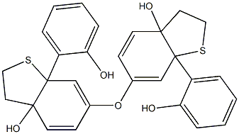 4,4'-(OXYBIS(2,1-ETHANEDIYLTHIO))BISPHENOL Struktur