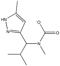 1-ISOPROPYL-3-METHYL-5-PYRAZOLYLDIMETHYLCARBAMATE Struktur