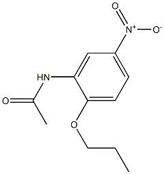 1-PROPOXY-2-ACETAMINO-4-NITROBENZOL Struktur