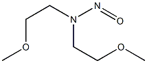 NITROSOBIS-(2-METHOXYETHYL)-AMINE Struktur