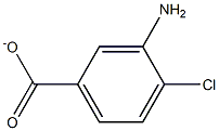 3-AMINO-4-CHLOROBENZOATE Struktur