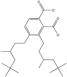 DI(3:5:5-TRIMETHYLHEXYL)PHTHALATE Struktur