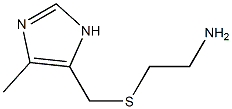 2((5-METHYL-4-IMIDAZOLYL)METHYLTHIO)ETHYLAMINE Struktur