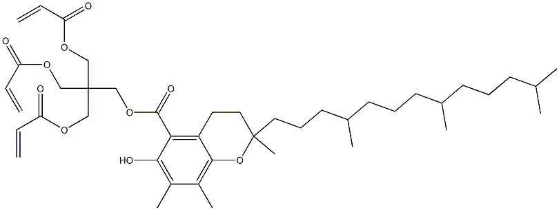 PENTAERYTHRITOLTRIACRYLATEPROPINATE Struktur