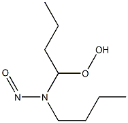 N-BUTYL-N-(1-HYDROPEROXYBUTYL)NITROSAMINE Struktur