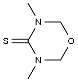 1,3,5-OXADIAZINE-4-THIONE,TETRAHYDRO-3,5-DIMETHYL Struktur