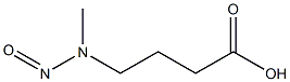 4-(METHYLNITROSAMINO)BUTYRICACID Struktur