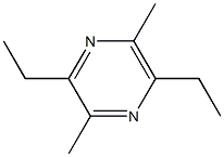 3,6-DIETHYL-2,5-DIMETHYLPYRAZINE Struktur