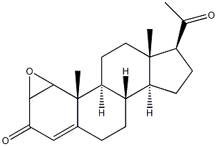 PROGESTERONEEPOXIDE Struktur