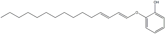 3-PENTADECADIENYLCATECHOL Struktur