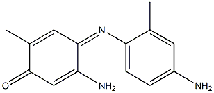 5-AMINO-4-((4-AMINO-2-METHYLPHENYL)IMINO)-2-METHYL-2,5-CYCLOHEXADIEN-1-ONE Struktur