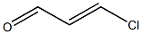 3-CHLORO-2-PROPENAL Struktur