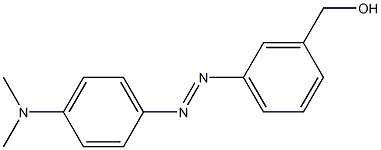 3'-HYDROXYMETHYL-N,N-DIMETHYL-4-AMINOAZOBENZENE Struktur