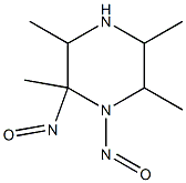 2,3,5,6-TETRAMETHYLDINITROSOPIPERAZINE Struktur