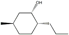 CYCLOHEXANOL,5-METHYL-2-PROPYL-,(1S-(1ALPHA,2ALPHA,5BETA))- Struktur