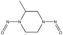 PIPERAZINE,1,4-DINITROSO-2-METHYL- Struktur