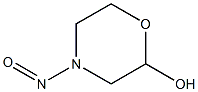 2-HYDROXY-N-NITROSOMORPHOLINE Struktur