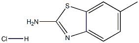 6-METHYL-2-AMINOBENZOTHIAZOLEHYDROCHLORIDE Struktur