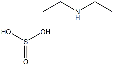 DIETHYLAMINEHYDROGENSULPHITE Struktur