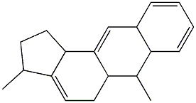 2,3-DIHYDRO-3,6-DIMETHYL-CYCLOPENTA[A]-ANTHRACENE Struktur