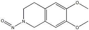 2-NITROSO-6,7-DIMETHOXYTETRAHYDROISOQUINOLINE Struktur