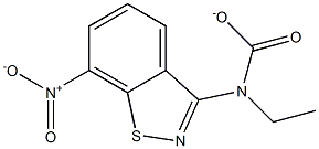 7-NITRO-BENZISOTHIAZOLE-3-ETHYLCARBAMATE Struktur