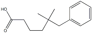 BUTYRICACID,ALPHA,ALPHA-DIMETHYLPHENETHYL Struktur